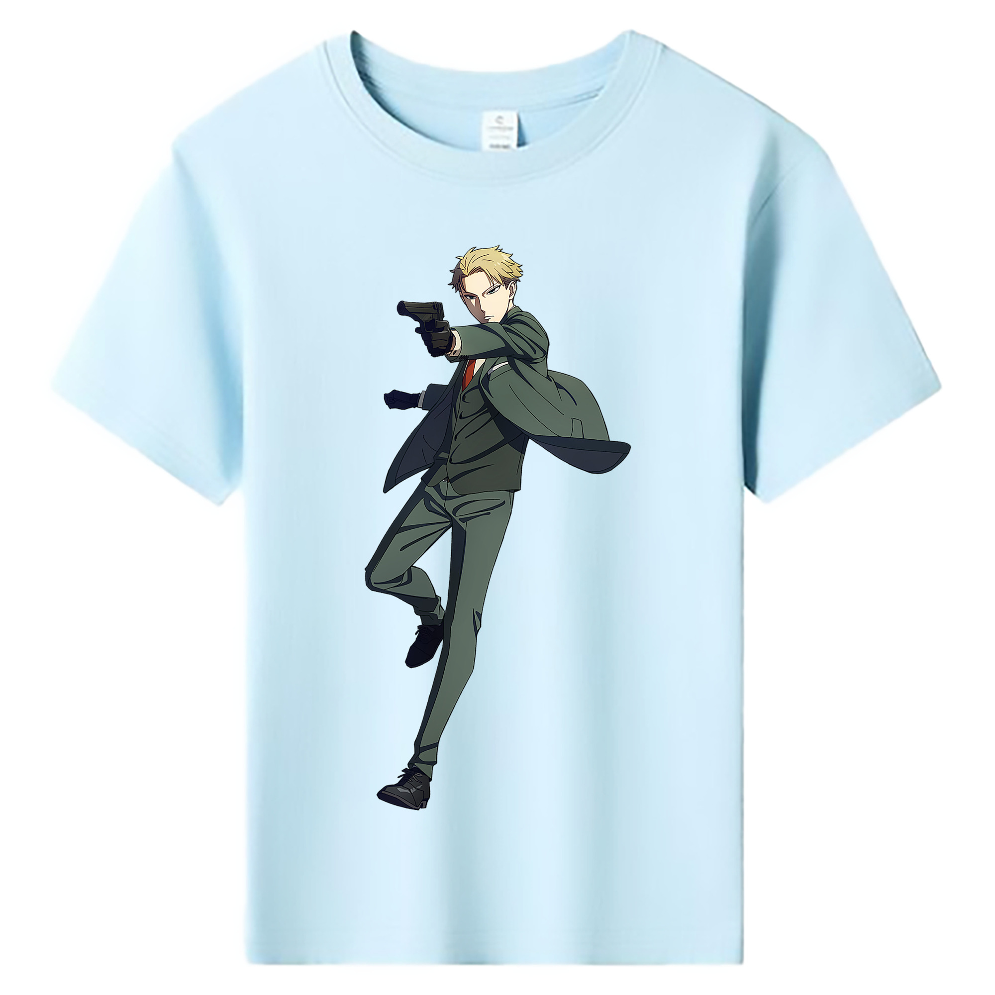 （画像用） SPY×FAMILY间谍家家酒 綿100％キッズTシャツ（フロントプリント）